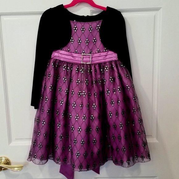 Unknown Other - 2x HOST PICK: Girls' Dress with attached shrug, VGUC, size 6